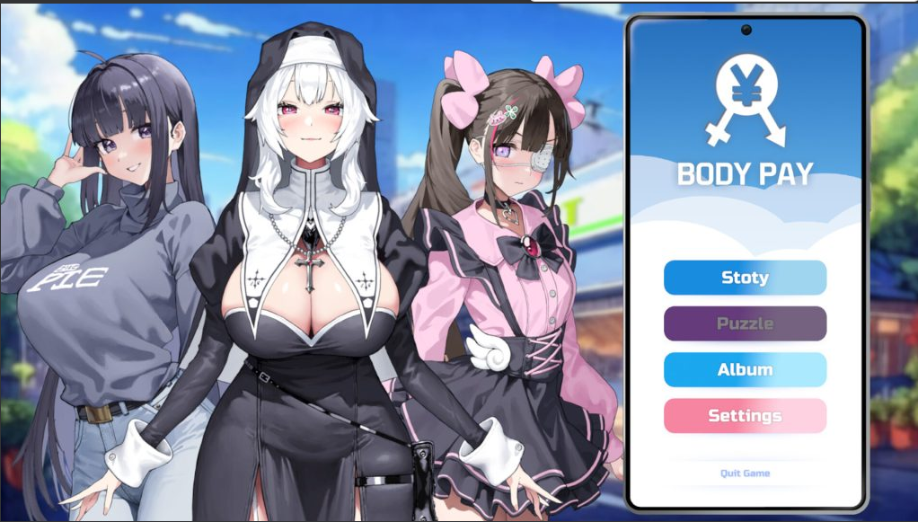 【仅PC/亚洲风SLG/动态/新作】Body Pay 我的天啊！一个胸部丰满的女人正在主动引诱我！ 官中步兵版 [1.10G/百度]-test