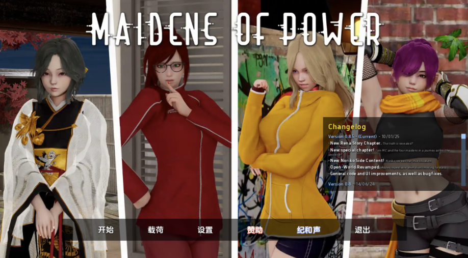 【亚洲风SLG/动态/更新】 力量少女 权力少女 Maidens of Power v0.8.5 汉化版 [PC+安卓双端/5.0G/百度]-test